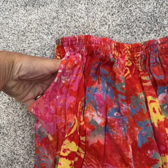 Two Piece Boho Hippy Outfit Palazzo shorts Plus 3X Psychadelic Resort Festival - Picture 6 of 10